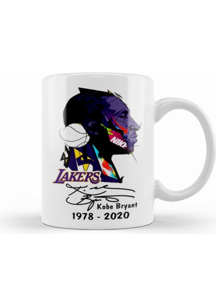 Kobe Bryan Lakers Legend Kupa Bardak Porselen