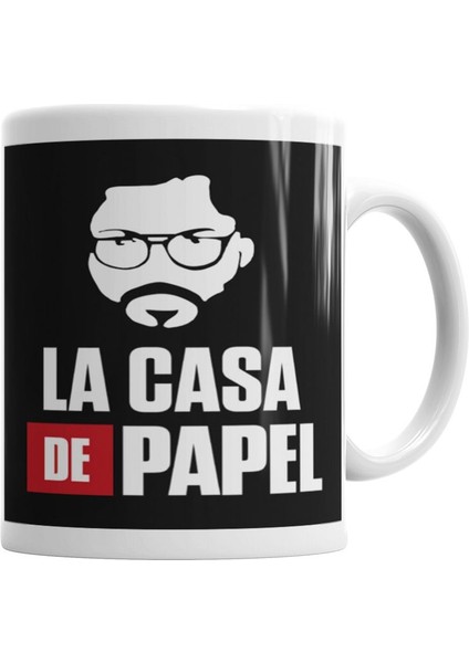 La Casa De Papel 004 Kupa Bardak Porselen