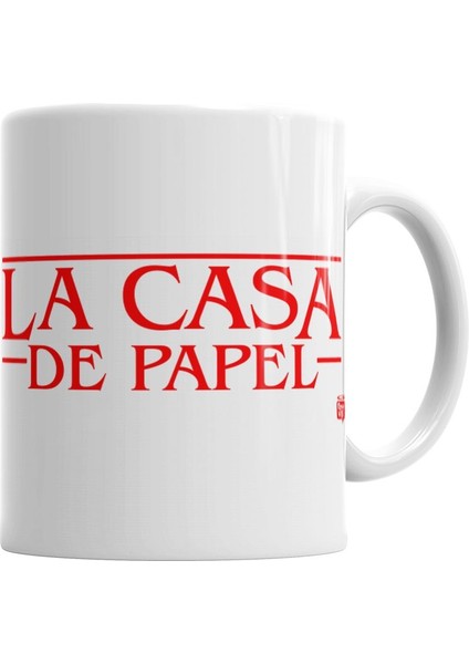 La Casa De Papel 07 Kupa Bardak Porselen