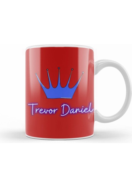 Trevor Daniel Logo Kupa Bardak Porselen