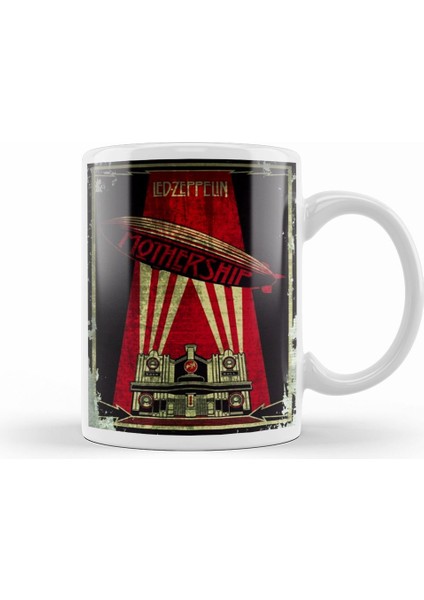LED Zeppelin Kupa Bardak Porselen