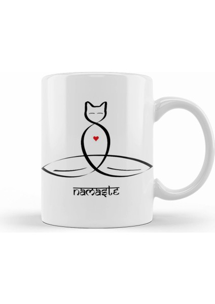Namaste Yoga Kupa Bardak Porselen