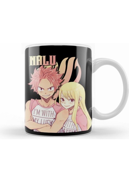 Natsu Lucy Nalu Matching S Kupa Bardak Porselen