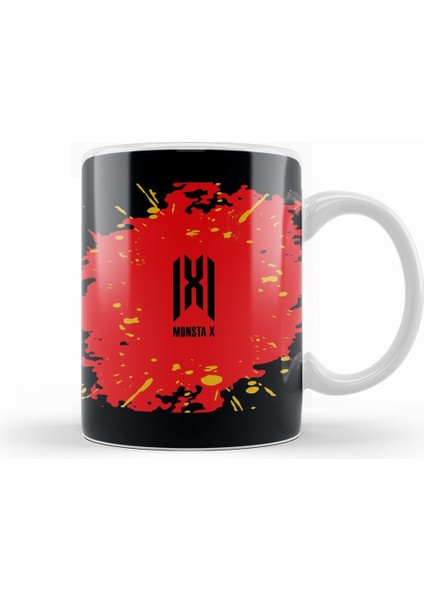 Monsta x New Logo Kupa Bardak Porselen