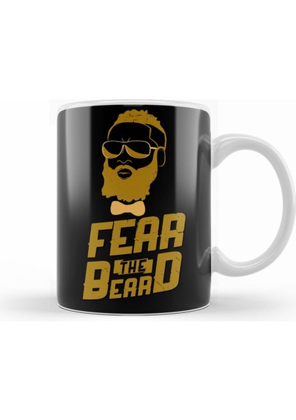 James Harden Fear The Beard Kupa Bardak Porselen
