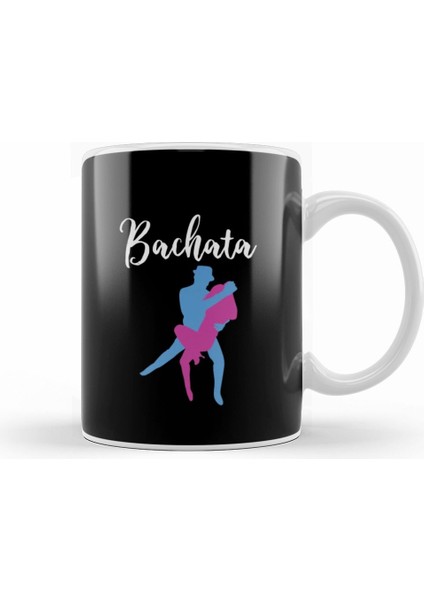 Bachata Dance Salsa Cumbia Merengue Music Latin Dancer Pink Blue Reggeaton Kupa Bardak Porselen