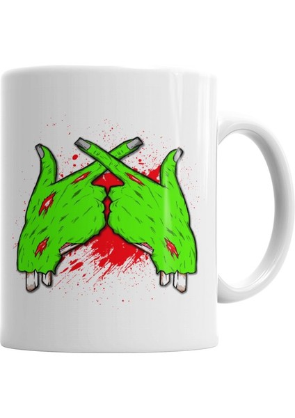 Zumbi x Kupa Bardak Porselen