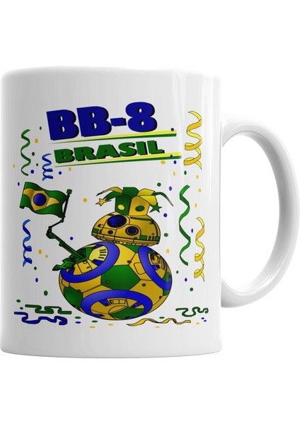 Bb-8 Brasil Star Wars Kupa Bardak Porselen