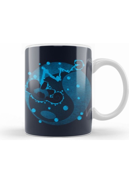 Water Type Kupa Bardak Porselen