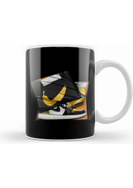 Air Jordan 1 Sneakers Number One In The World Basketball Kupa Bardak Porselen