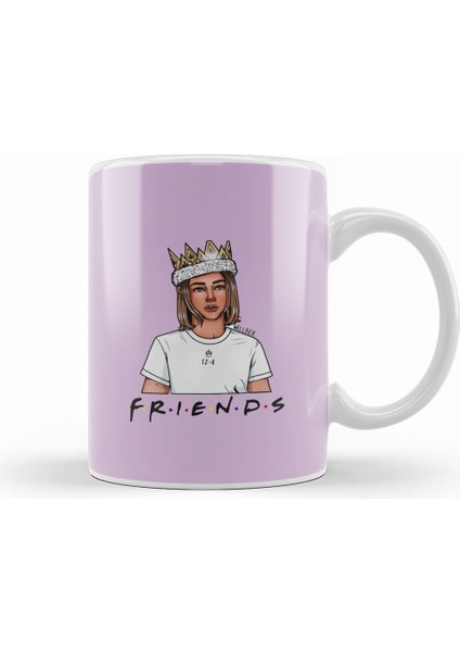 Friends Rachel 01 Kupa Bardak Porselen