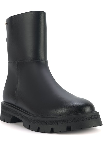 Marlyna 2pr Siyah Kadın Biker Bot