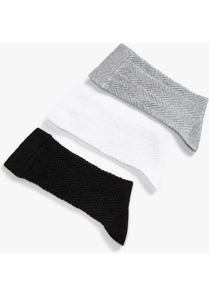 3'lü Dokulu Çorap Paketi fiyatları