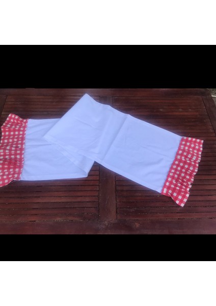 Fırfırlı Mavi Pötikare Runner & Ranir fiyatları