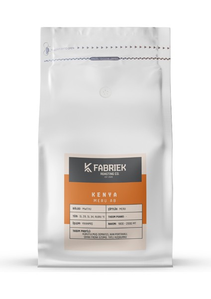 Kenya Meru 100 gr Filtre Kahve