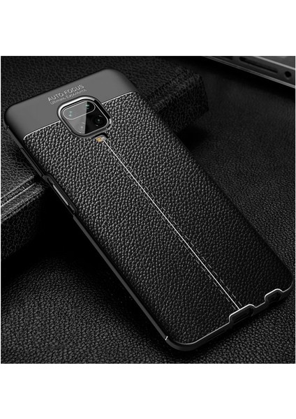 Xiaomi Redmi Note 9s Kılıf Niss Derili Silikon Siyah fiyatları