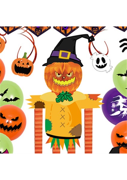 Lateks Cadılar Bayramı Süsleri, Eğlenceli Retro Taşınabilir Klasik Cadılar Bayramı Seti indirimleri