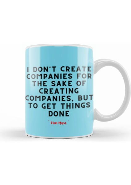 Elon Musk Quotes Motivation Inspiration Success Work Gifts Kupa Bardak Porselen