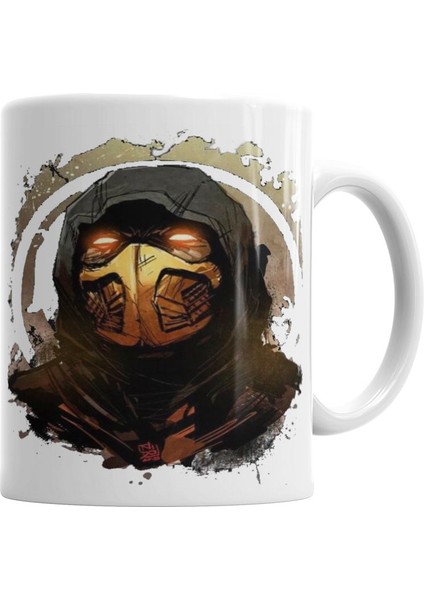 O Spcorpion Mortal Kupa Bardak Porselen