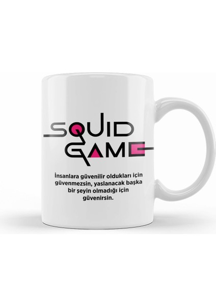 Squid Game 08 Kupa Bardak Porselen