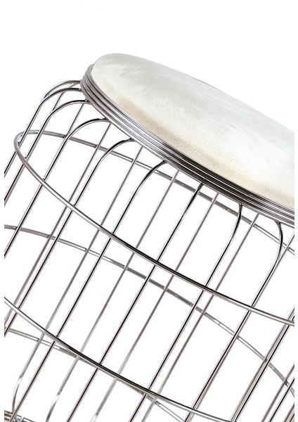 Camellia Puf Krom - Bej fiyatları