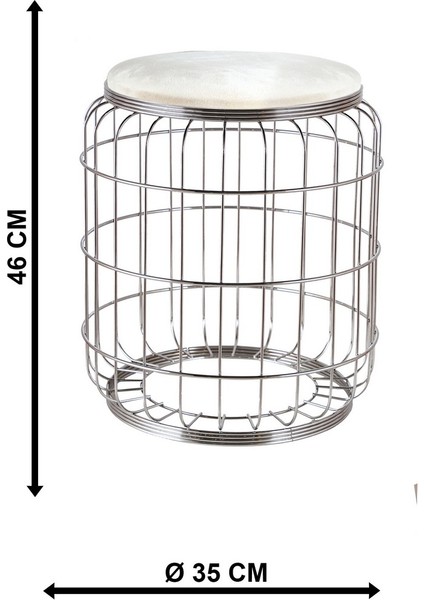 Camellia Puf Krom - Bej modelleri