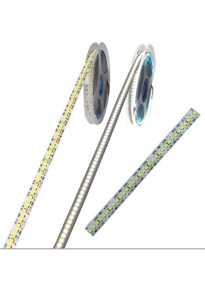 12 Volt 2835 Sık Ledli 240 Led Şerit Led Ip20 (5 Metre) Gün Işığı