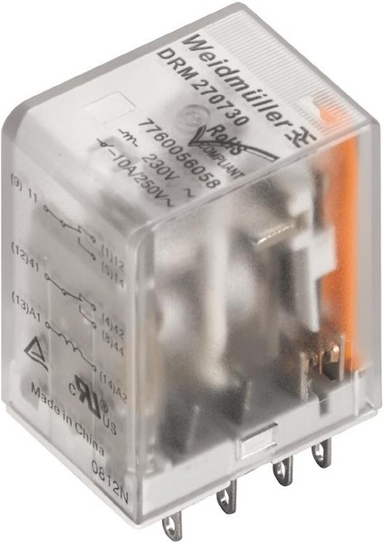 Weidmüller DRM570730L- Drm Serisi 4co 5 Amper 230VAC - 7760056095