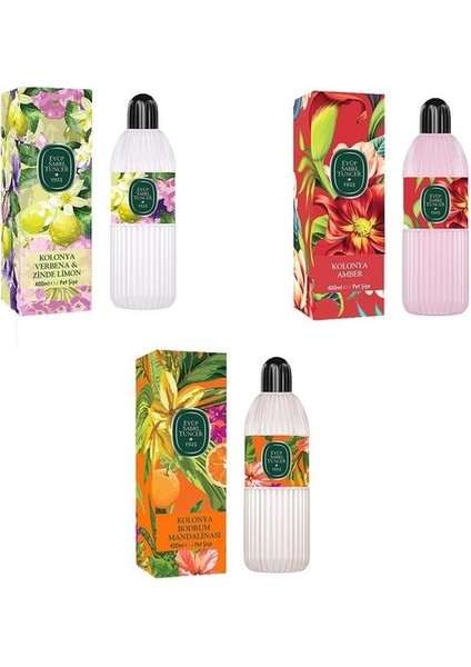 Kolonya Bodrum Mandalinası, Verbena & Zinde Limon ve Amber