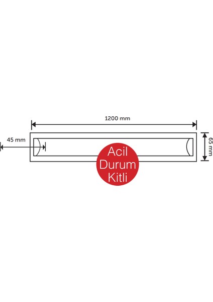 LED Etanj Armatür Kitli 40W/4000K Doğal Beyaz fiyatları
