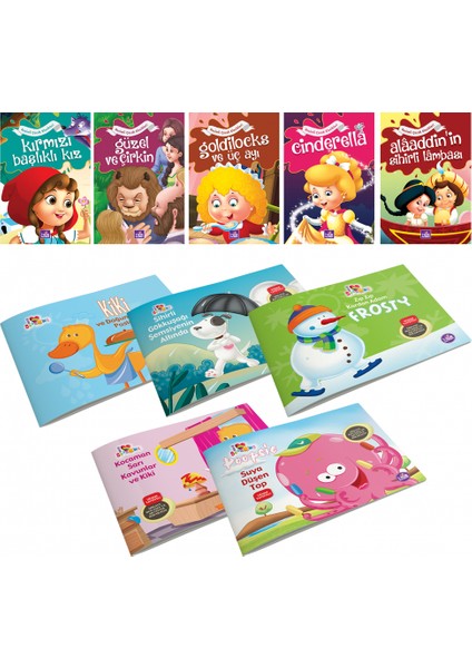 Dünya Masalları Beş Kitap ve Dahi Çocuk beş Kitap - 3
