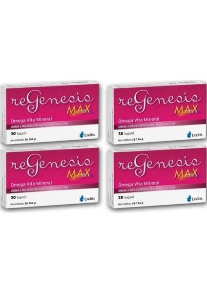 Max 30 Kapsül 4'lü Paket