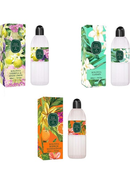 Kolonya Bodrum Mandalinası, Verbena & Zinde Limon ve Tütün