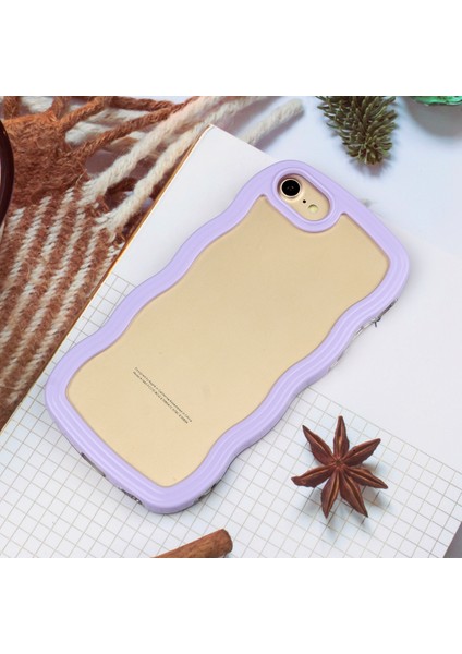 Iphone Se 2022/2020/7/8 Için Şeffaf Pc Tpu Telefon Kılıfı - Mor (Yurt Dışından) fırsatları