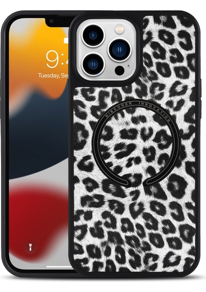 Iphone 14 Için Dermatoglif Magsafe Telefon Kılıfı - Gri (Yurt Dışından)