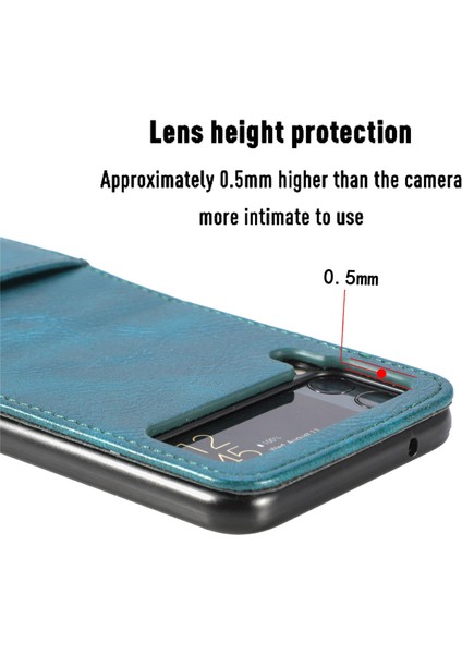 Samsung Galaxy Z Flip4 5g Için Dikey Kart Yuvası Pu Kılıfı - Pembe (Yurt Dışından) fiyatları