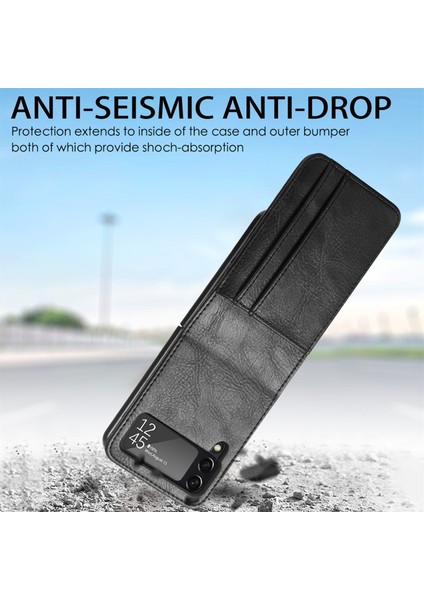 Samsung Galaxy Z Flip4 5g Için Dikey Kart Yuvası Pu Kılıfı - Pembe (Yurt Dışından) modelleri