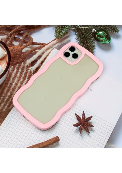 Iphone 11 Pro Max Için Şeffaf Pc Tpu Telefon Kılıfı - Pembe (Yurt Dışından) fırsatları