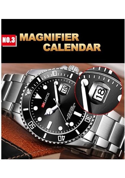 Altın Gümüş Yeşil Su Ghost Paslanmaz Çelik Üst Marka Lüks Rolexable Gmt Submariner Spor Su Geçirmez Klasik Erkekler Saatler | Kuvars Saatler(Yurt Dışından)