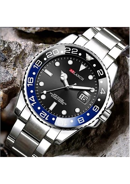 Altın Gümüş Yeşil Su Ghost Paslanmaz Çelik Üst Marka Lüks Rolexable Gmt Submariner Spor Su Geçirmez Klasik Erkekler Saatler | Kuvars Saatler(Yurt Dışından)