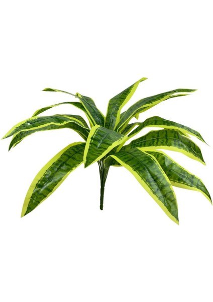 Yapay Çiçek Dracaena Massengena Yaprağı Demeti 18 Yapraklı 40*50CM Dik Duvar Çiçeği Yapay Bitki