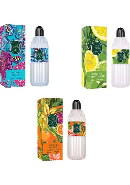 Kolonya Bodrum Mandalinası, Okyanus ve Çeşme Limonu