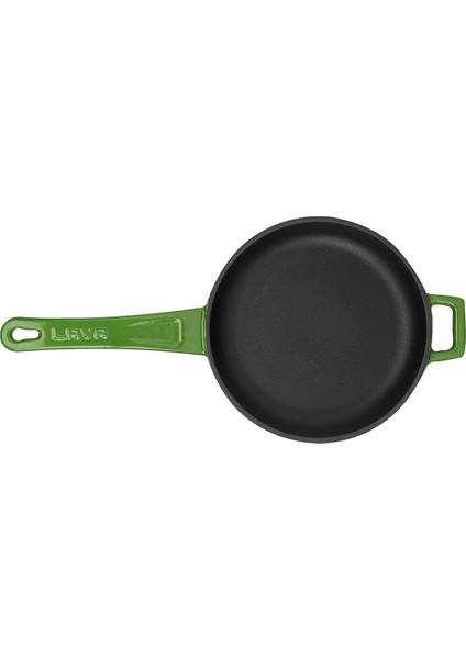 Döküm Kızartma Tavası, Metal Saplı. ÇAP(Ø)16CM. - Yeşil fırsatları