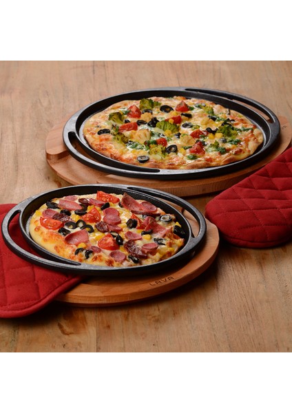 Döküm Pizza / Krep / Pankek Tavası, Yuvarlak, ÇAP(Ø)20CM.