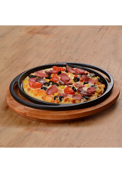 Döküm Pizza / Krep / Pankek Tavası, Yuvarlak, ÇAP(Ø)20CM.