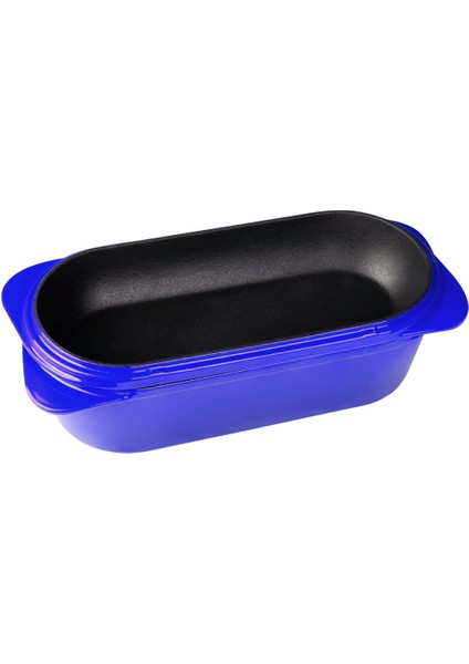Döküm Ekmek Kabı / Terrine. Ölçü 12X28CM. - Mavi fırsatları