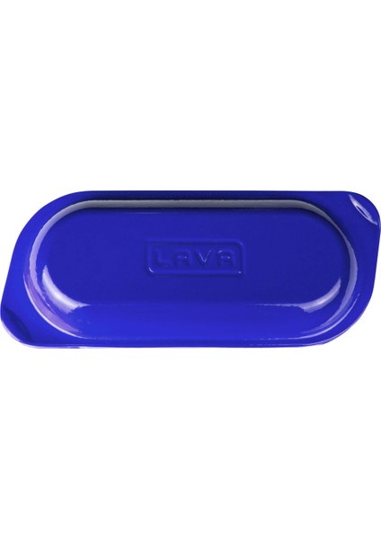 Döküm Ekmek Kabı / Terrine. Ölçü 12X28CM. - Mavi indirimleri