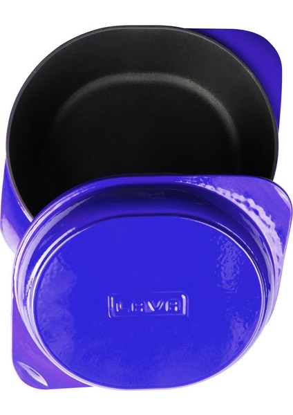 Döküm Ekmek Kabı / Terrine. Ölçü 24X27CM. - Mavi indirimleri