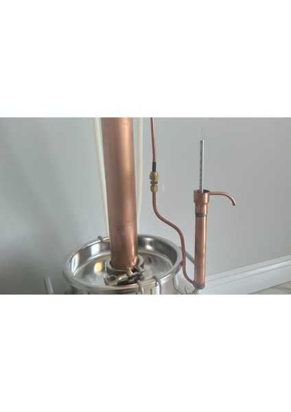 25 Litre Gold Serisi Reflux ve Pot Still Damıtma Imbik Distilasyon + Elektrikli 2kw Kuşak Isıtıcı