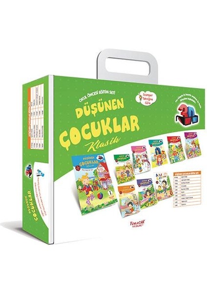 Kodlamalı Düşünen Çocuklar Okul Öncesi Eğitim Seti - Yumurcak Yayınları fiyatları